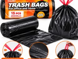 Bolsas Para Residuos Con Tirantes 20 Litros 45x50cm 15PCS W001