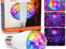 Foco Led Giratoria Doble Rgb Onica BN0480 Luces Fiesta E27
