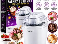 Fábrica De Helados Caseros Winco W135 Capacidad 1.5 Litros