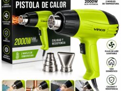 Pistola De Calor Vinco W9046 2000w Con Accesorios
