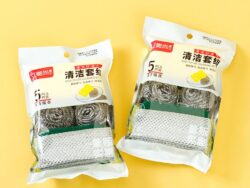 Pack x4 Esponjas Virulanas De Limpieza De Acero Inoxidable NEXT IMPORT 513
