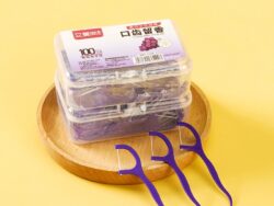 Pack X100u Hilo Dental Con Mango Palillo Escarbadientes NEXT IMPORT AMS-7200