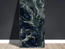 Placa Vinilo Simil Marmol BR081 Azul Efecto Oceano 40x80cm BR-081