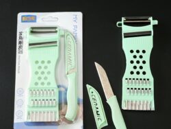 Set De Cocina Multifunción 3 En 1 Pelador Y Cuchillo NEXT MB-0464180