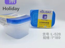 Set De 3 Recipientes Herméticos Holiday 700ml Porta Alimentos NEXT MB-0618