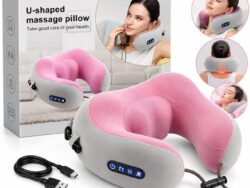 Almohada Masajeadora Cervical Inalámbrica En Forma de U T-735