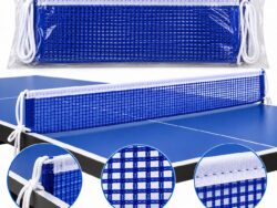 Red De Ping Pong Tenis De Mesa Reforzada De Nylon Azul