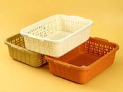 Canasto Organizador Multiuso Plástico Rectangular Apilable 32*23*9CM NEXT 8399