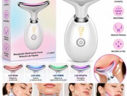 Masajeador Facial Y Cuello Lambo Lady Reafirmante Antiarrugas LT-25M01
