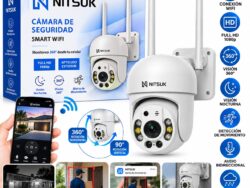 Cámara De Seguridad Nitsuk Domo Exterior Wifi Full HD 1080p TF-1009